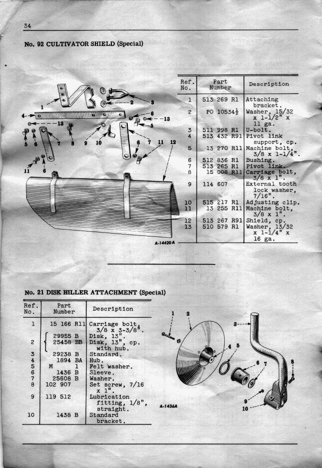 [DIAGRAM] Farmall Cub Cultivator Diagram